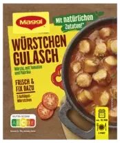 MAGGI Fix für Würstchen Gulasch