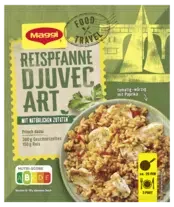 MAGGI Food Travel Fix für Reispfanne Djuvec Art