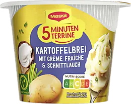 MAGGI 5 Minuten Terrine Kartoffelbrei mit Creme Fraiche