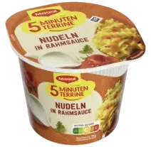 Maggi 5 Minuten Terrine Nudeln in Rahmsauce
