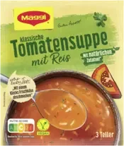 MAGGI Guten Appetit Tomatensuppe mit Langkornreis