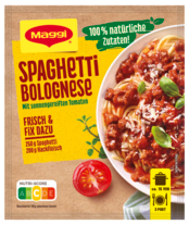 MAGGI Fix für Spaghetti Bolognese - 100% natürliche Zutaten