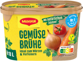 Maggi Gemüse Brühe, ergibt 18 Liter