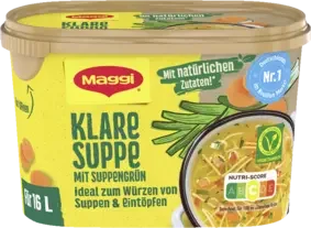 MAGGI Klare Suppe mit Suppengrün, ergibt 16 Liter