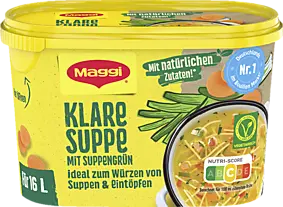 MAGGI Klare Suppe mit Suppengrün, ergibt 16 Liter