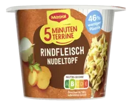 MAGGI 5 Minuten Terrine  Rindfleisch Nudeltopf