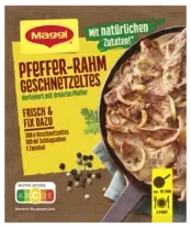MAGGI Fix für Pfeffer-Rahm Geschnetzeltes
