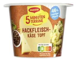 MAGGI 5 Minuten Terrine Hackfleisch Käse Topf