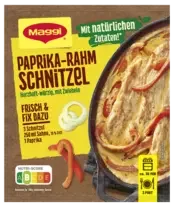 MAGGI Fix für Paprika-Rahm Schnitzel