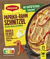 MAGGI Fix für Paprika-Rahm Schnitzel
