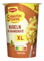 MAGGI 5 Minuten Terrine Nudeln Rahmsauce XL Cup