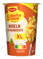 MAGGI 5 Minuten Terrine Nudeln Rahmsauce XL Cup