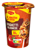 MAGGI 5 Minuten Terrine Spaghetti Bolognese XL Cup