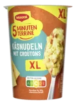 MAGGI 5 Minuten Terrine Cheese Noodles & Croutons XL DE Cup