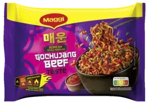 MAGGI Korean Style Noodles Gochujang Beef Taste