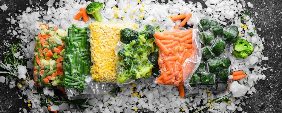 eingefrorenes gemuese