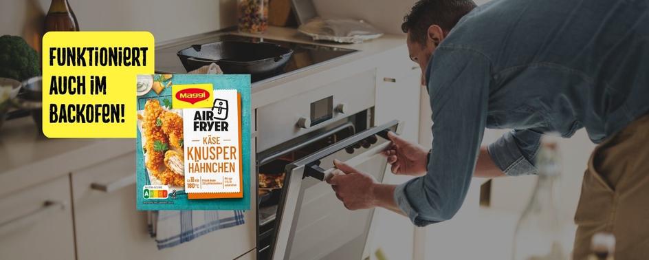 Backofen anstatt heißluftfritteuse