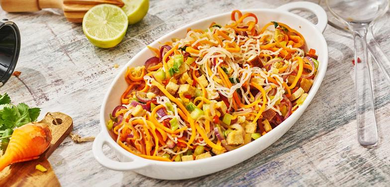 Asiatischer Konjak-Nudelsalat