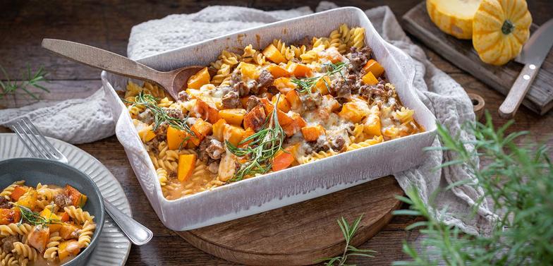 Kürbis-Hack-Auflauf