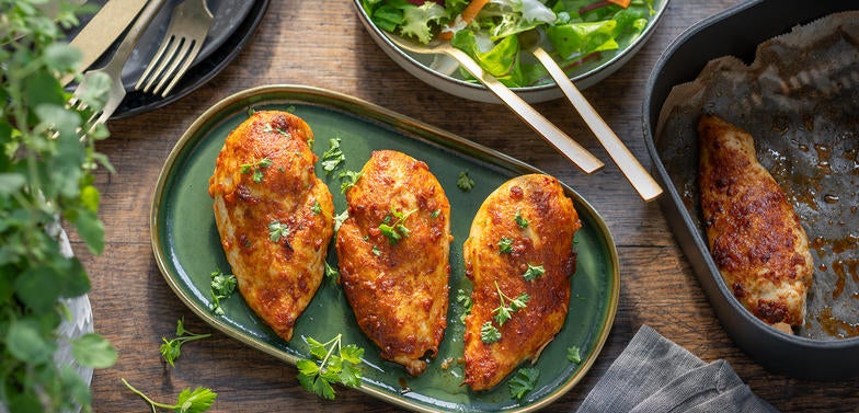 hähnchenbrust-heißluftfritteuse