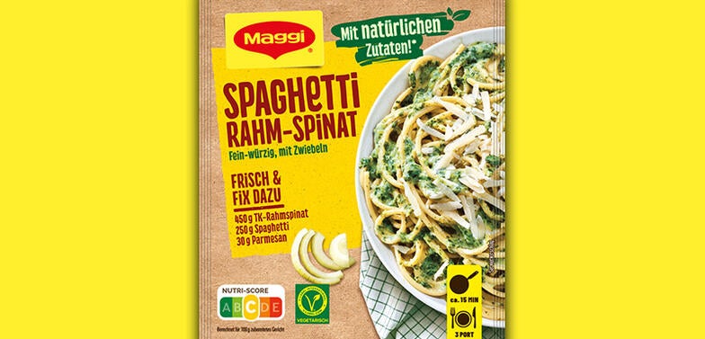 Produktbild von Spinat-Rahm Spaghetti