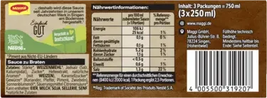 Maggi Sauce zu Braten (3er Pack)