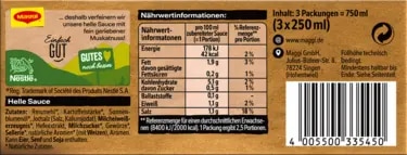 Maggi Helle Sauce (3er Pack)