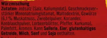 Maggi Würzmischung Nr. 2 - Gemüse & Helle Soßen mit Muskat