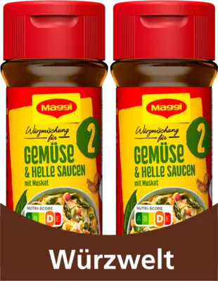 Maggi Würzmischung Nr. 2 - Gemüse & Helle Soßen mit Muskat