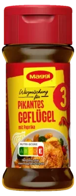 Maggi Würzmischung Nr. 3 - Pikantes Geflügel mit Paprika