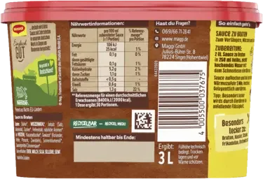 Maggi Sauce zu Braten für 3L