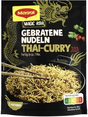 MAGGI Magic Asia Gebratene Nudeln Thai Curry