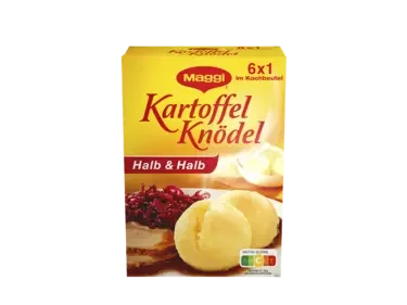MAGGI Kartoffel Knödel Halb & Halb, im Kochbeutel
