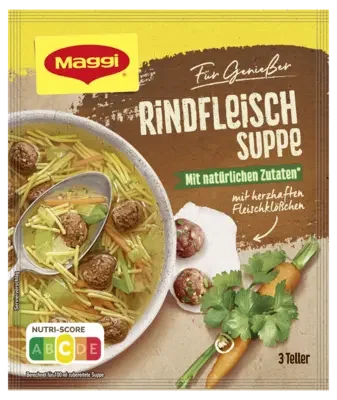 MAGGI Für Genießer Rindfleisch Suppe