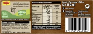 Maggi Delikatess Sauce zu Braten (3er Pack)