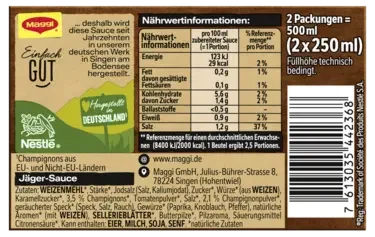 Maggi Jäger Sauce (2er Pack)