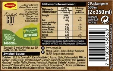 Maggi Zwiebel Sauce (2er Pack)