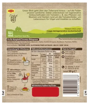 MAGGI Fix für Tomaten- Bolognese