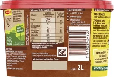 Maggi Jäger Sauce für 2L