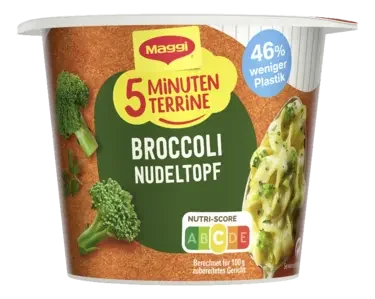 MAGGI 5 Minuten Terrine Broccoli Nudeltopf