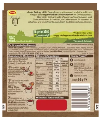 MAGGI Fix für Ungarisches Gulasch