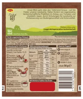 MAGGI Fix für Ungarisches Gulasch