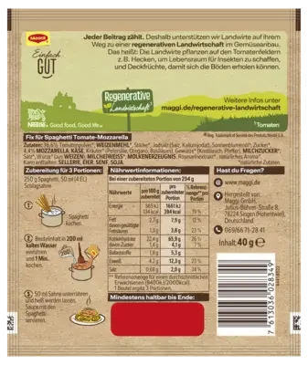Maggi Fix für Spaghetti Tomate-Mozzarella