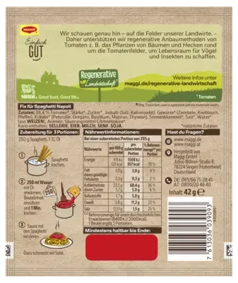 MAGGI Fix für Spaghetti Napoli