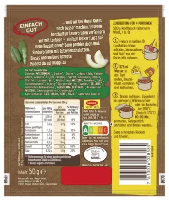 MAGGI Fix für Sauerbraten
