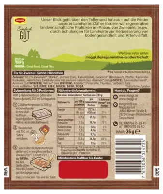 MAGGI Fix für Zwiebel-Sahne Hähnchen