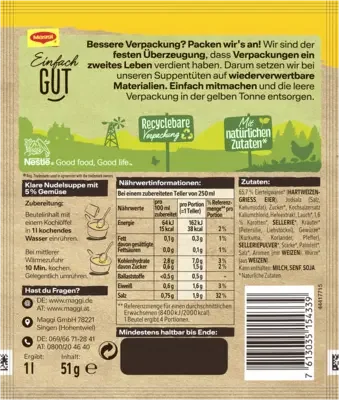 Maggi Guten Appetit Eiermuschelsuppe