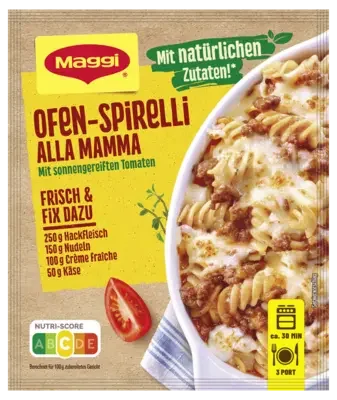 MAGGI Fix für Ofen-Spirelli alla mamma