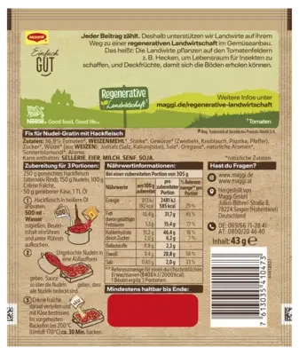 MAGGI Fix für Ofen-Spirelli alla mamma