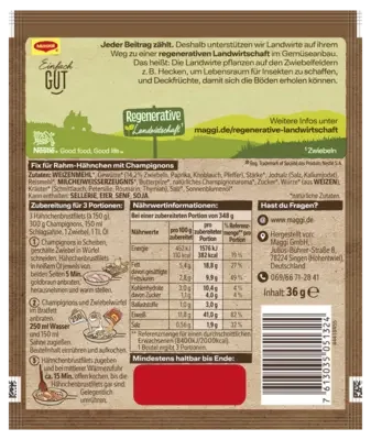 MAGGI Fix für Champignon-Rahm Hähnchen